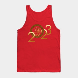 2023 Chinese New Year Yin Yan Year of The Rabbit Zodiac Tank Top